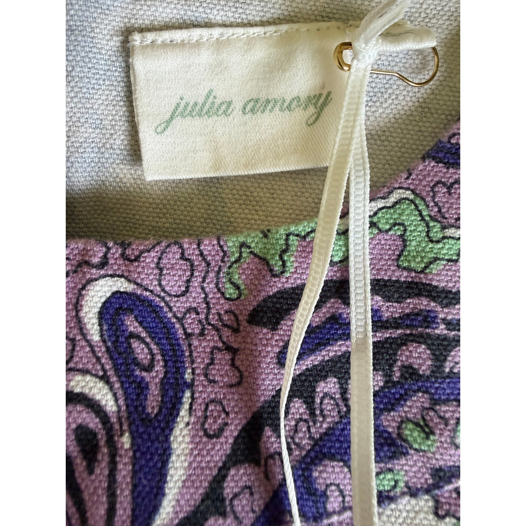 Julia Amory Slim Shell Cotton Top - Palm Beach Paisley - Medium