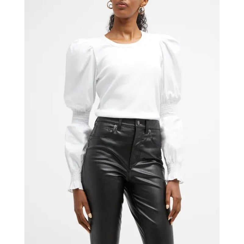 VERONICA BEARD Fawn Top - White - Size Extra Small