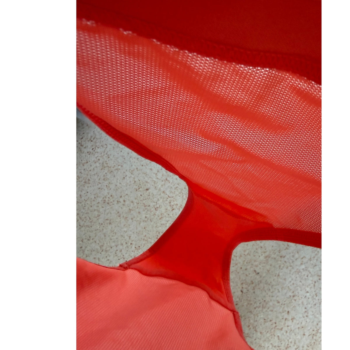 Negative Underwear Sieve Brief - Coral - Size Large