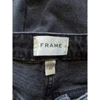 Frame The Ruler Straight Leg Jeans - Grit Wash - Size 25
