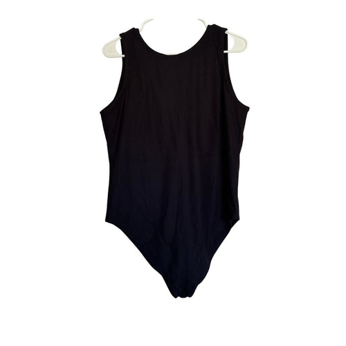 Andie The Malibu Ribbed One Piece Swimsuit - Black - Size XXL