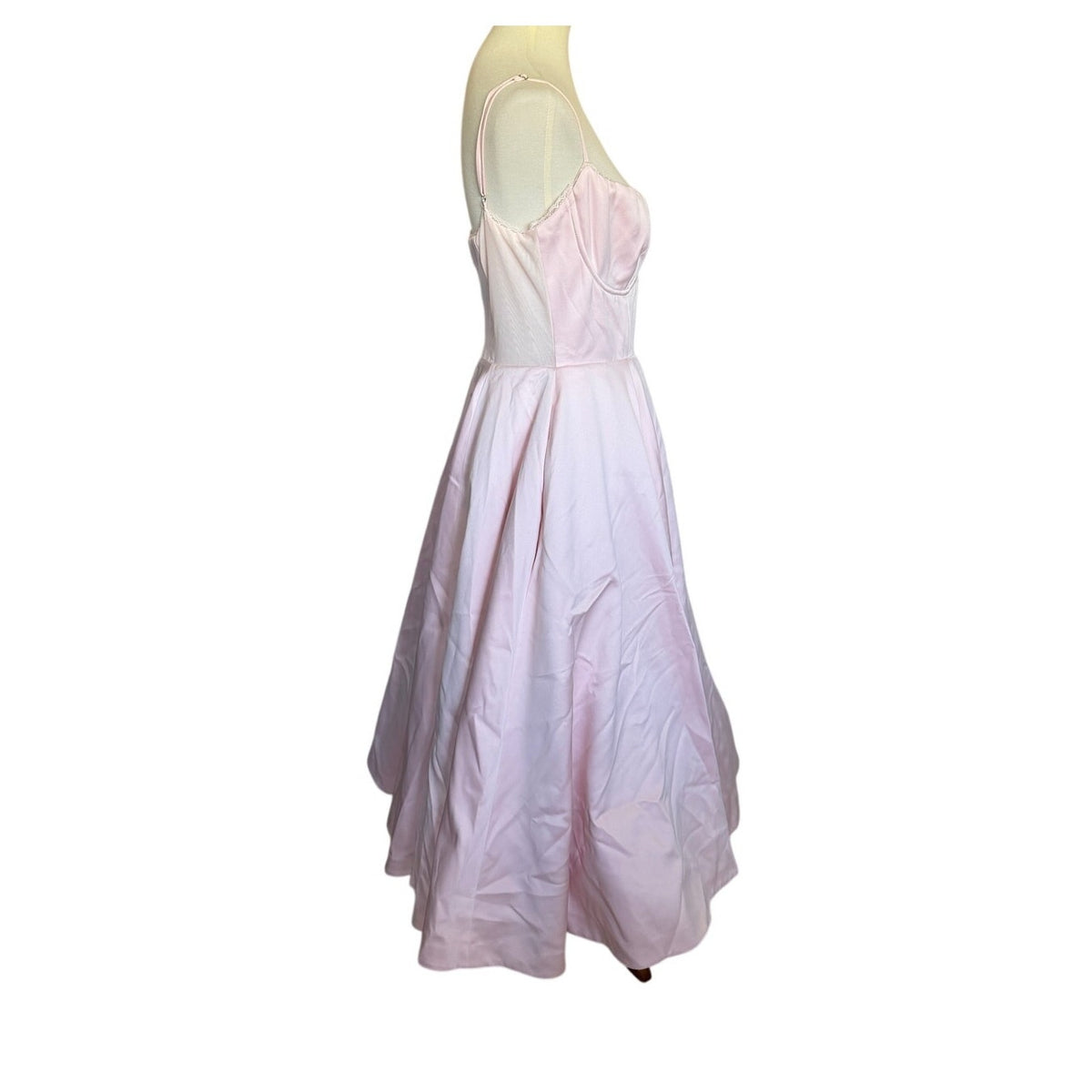 House of CB Mademoiselle Midi Dress - Ballerina Pink - Size L+