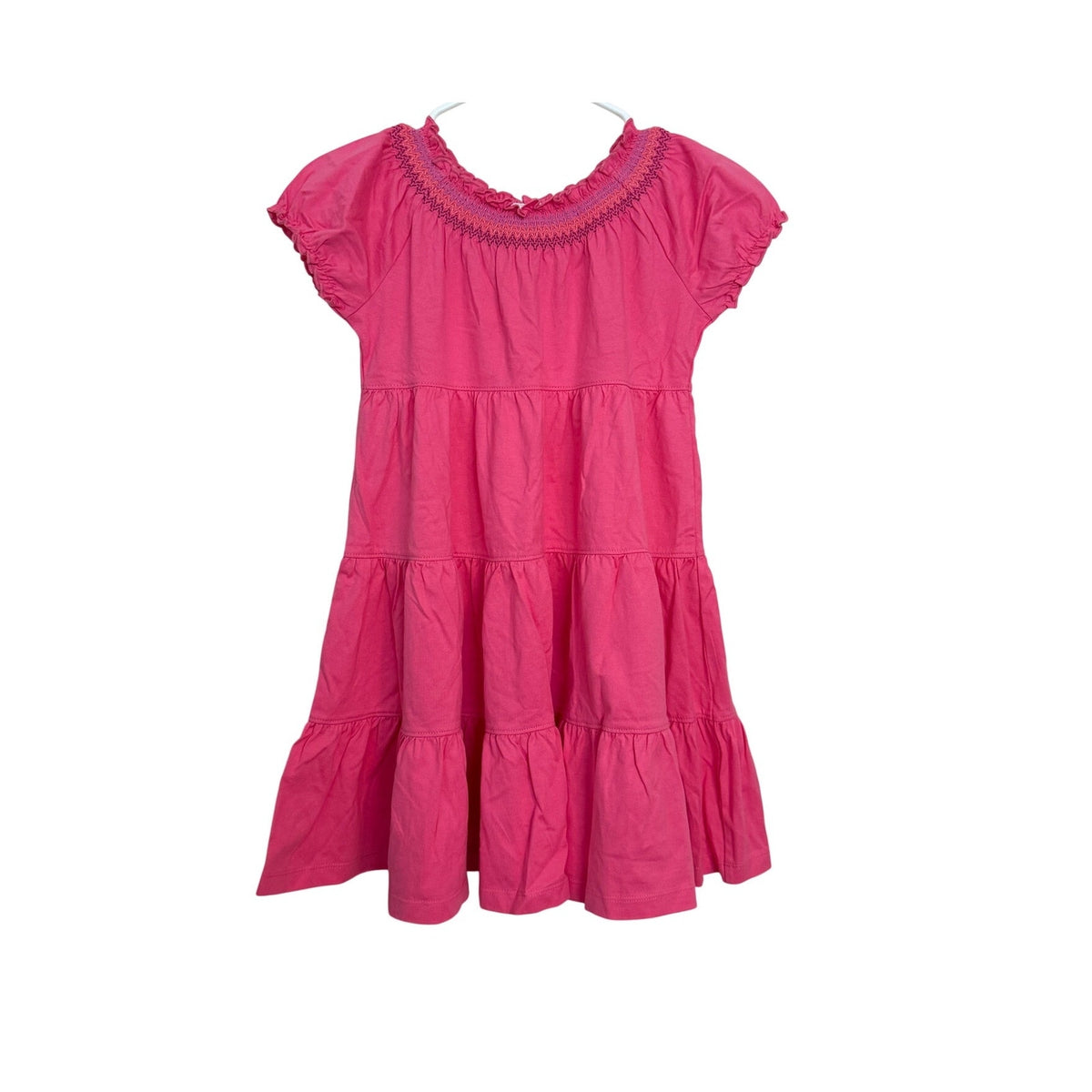 New Hanna Andersson Twirl Girls Dress - Pink Azalea - Size 5