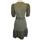 NATION LTD - Evangeline Belted Mini Cotton Dress - Green - Size Small