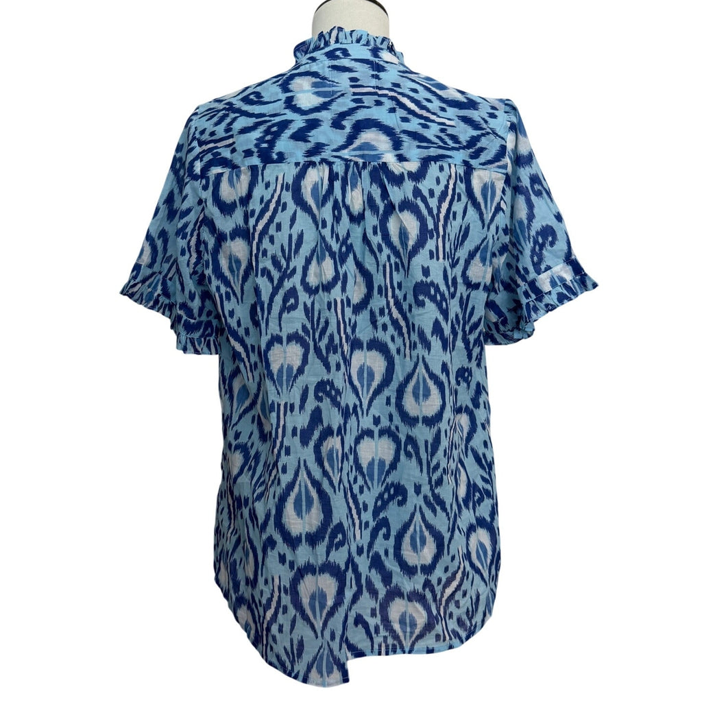 BANJANAN Ikat Bosphorus Print Blouse - XL