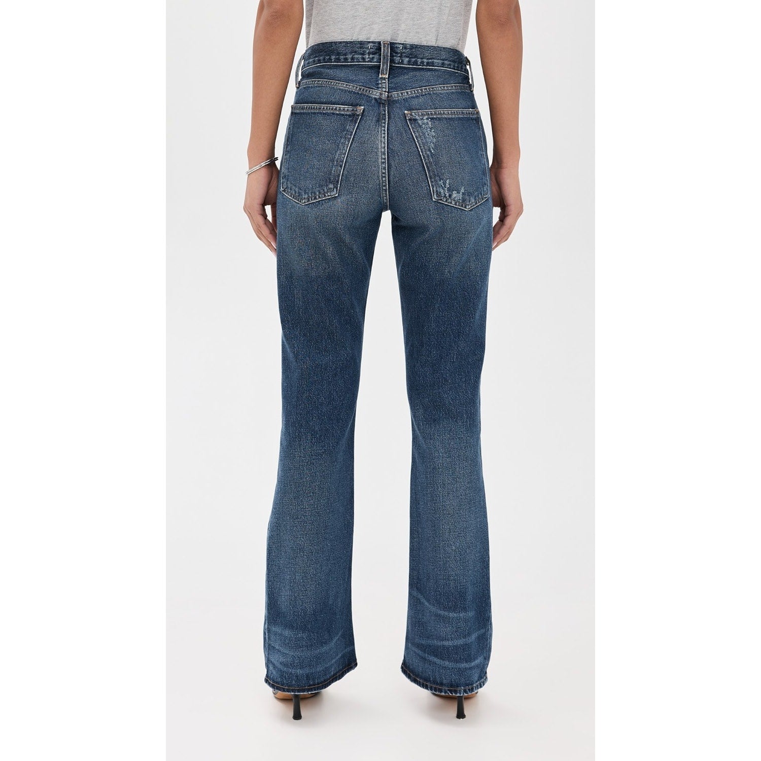 AGOLDE Mid Rise Kick Boot Jeans -  Stencil - Size 29