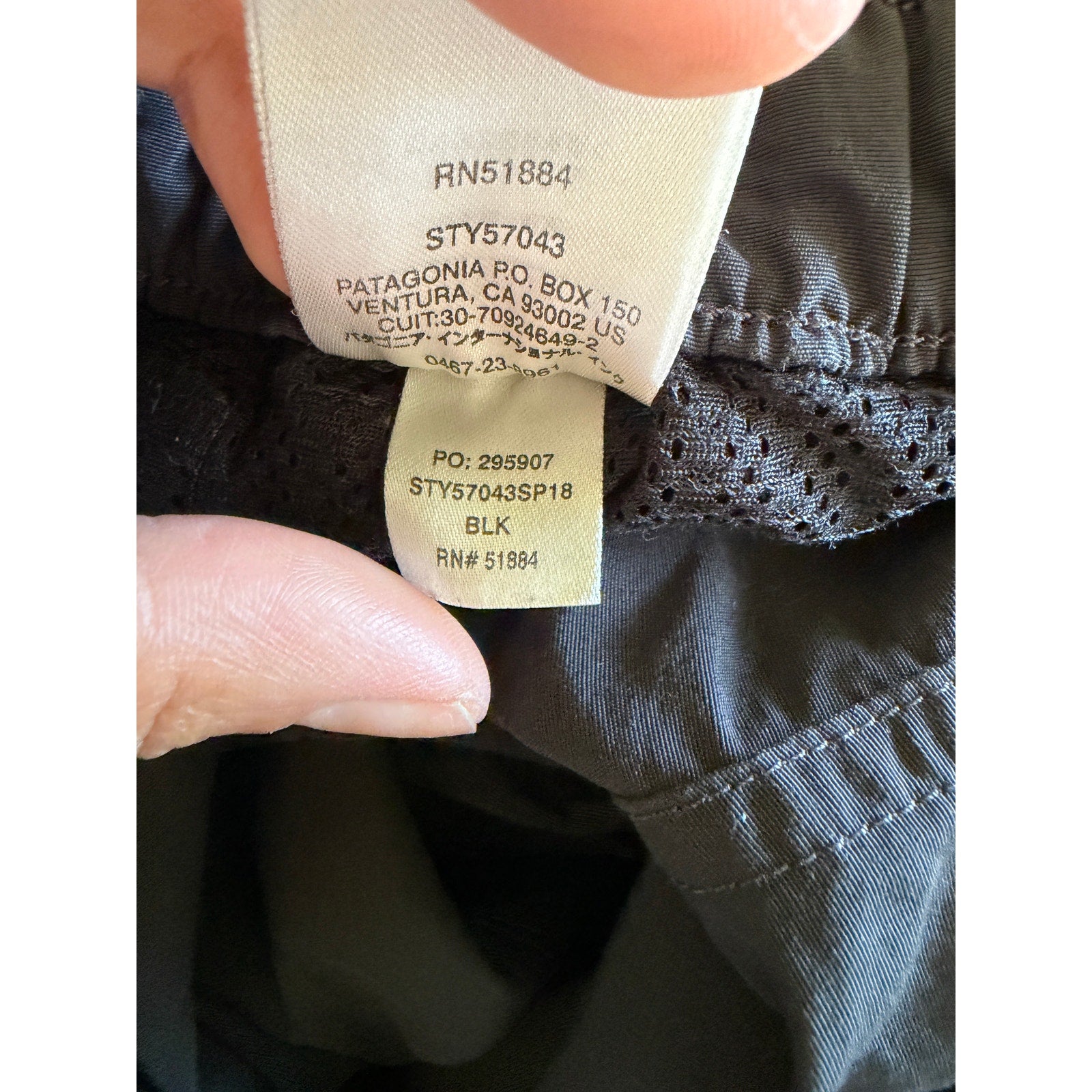 Patagonia Barely Baggies 2.5" - Black - Extra Large