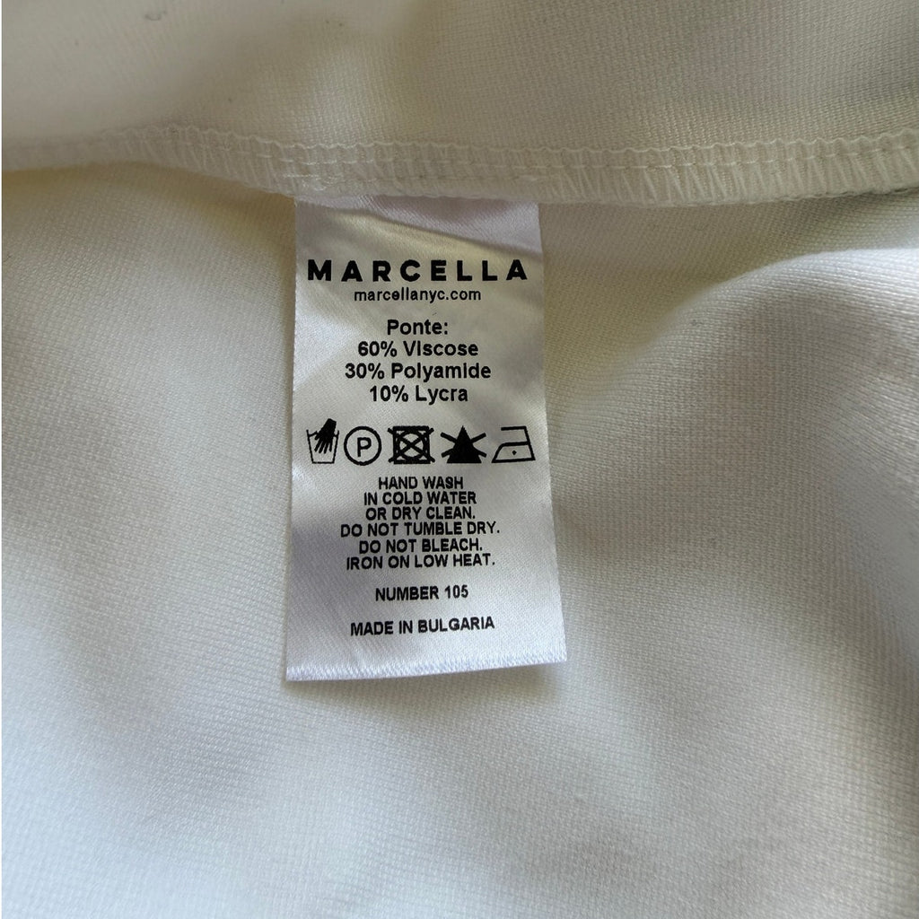 Marcella NYC Manhattan One-Shoulder Top - Off White - Medium