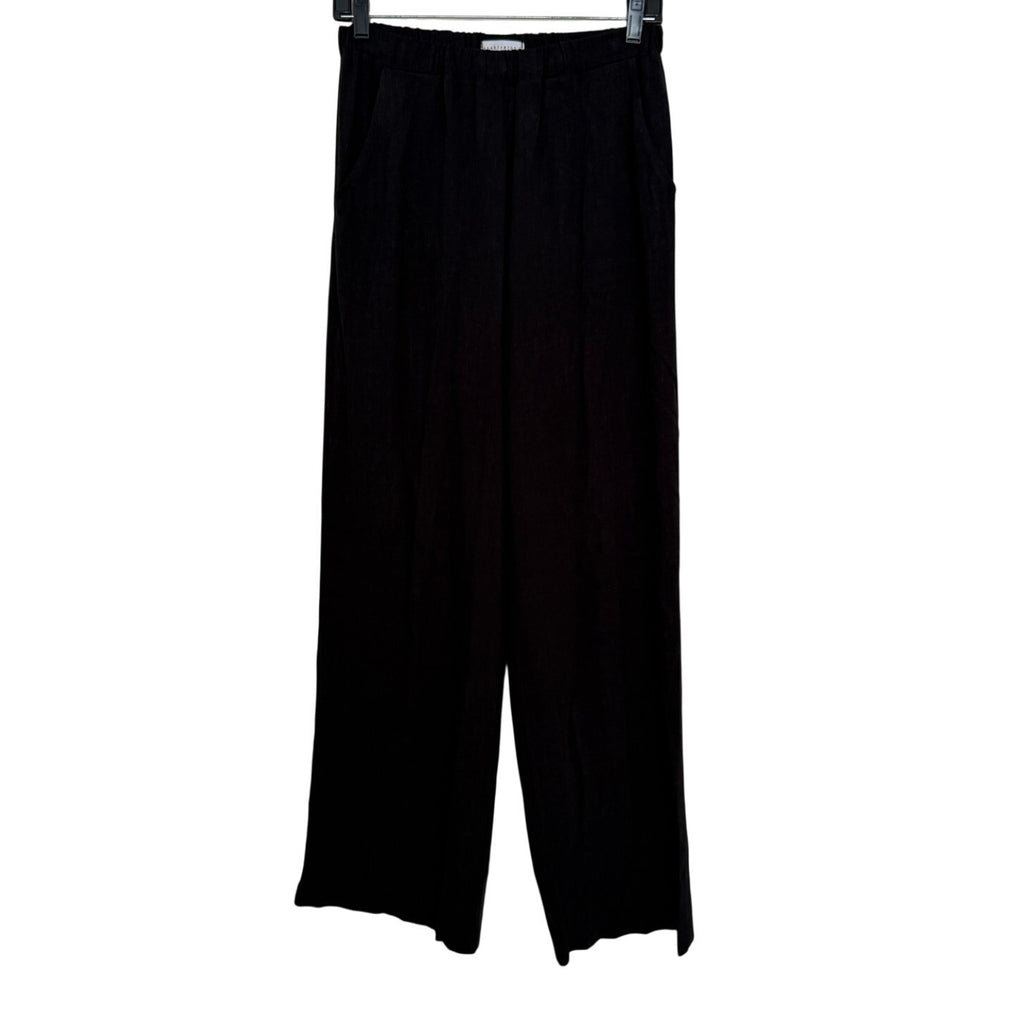 WASABI + MINT Pull On Wide Leg Pant - Black - Medium