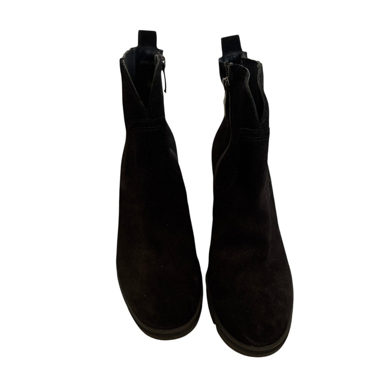 Paul Green Oakley Suede Leather Boots - Black - Size 8