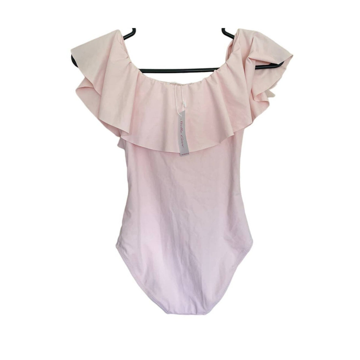 New Stella Cove Tulle Shoulder Swimsuit - Pink - Size 10