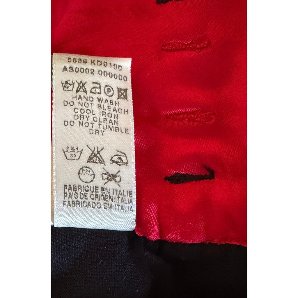 Vintage Y2K Miss Sixty Geo Print Mini Skirt - Black / White - Size Medium