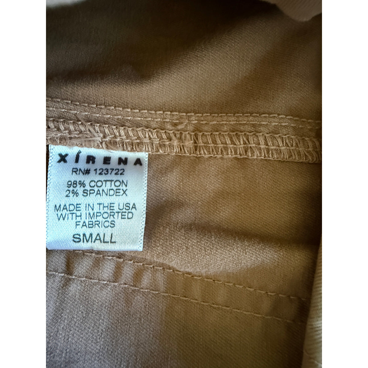 XIRENA Florian Twill Straight Leg Utility Pant - Mocha - Size Small