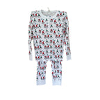 Roller Rabbit Gnoels Holiday Kids Pajama Set - Red / White / Green - Size 8