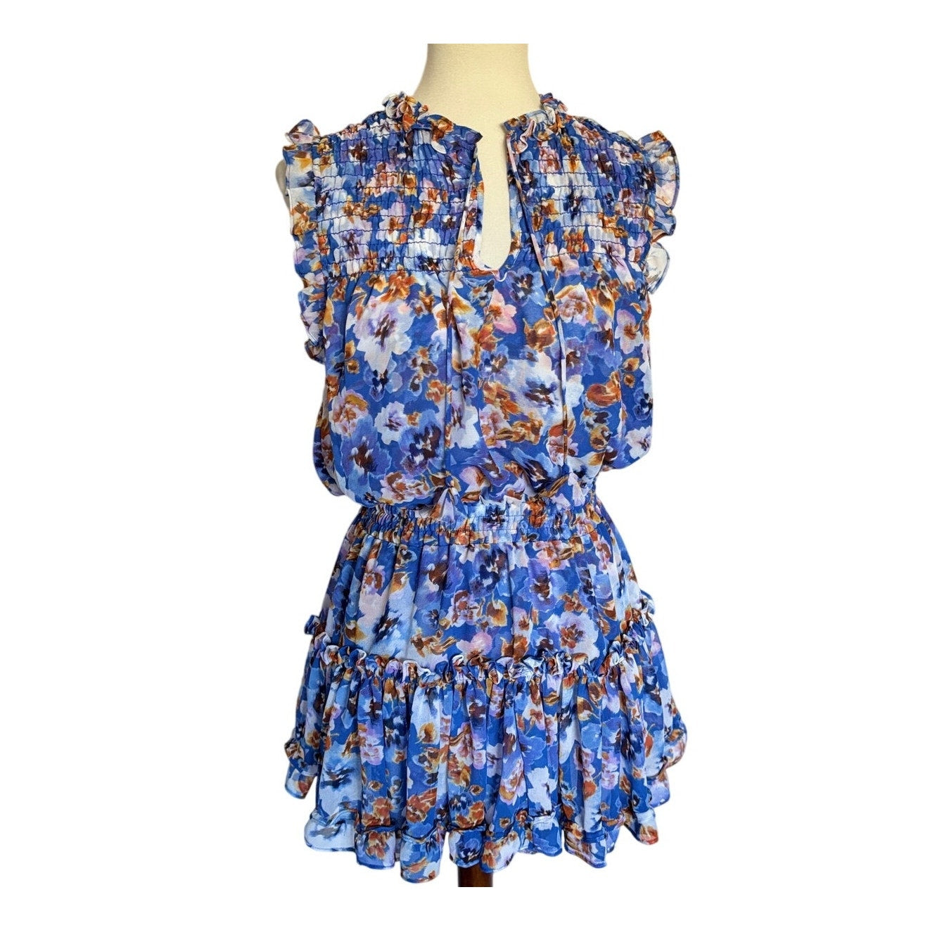 Misa Los Angeles Aila Dress - Blue Pansy - Size Small