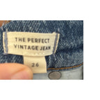 Madewell The Perfect Vintage Jean - Belbury Wash - Size 26