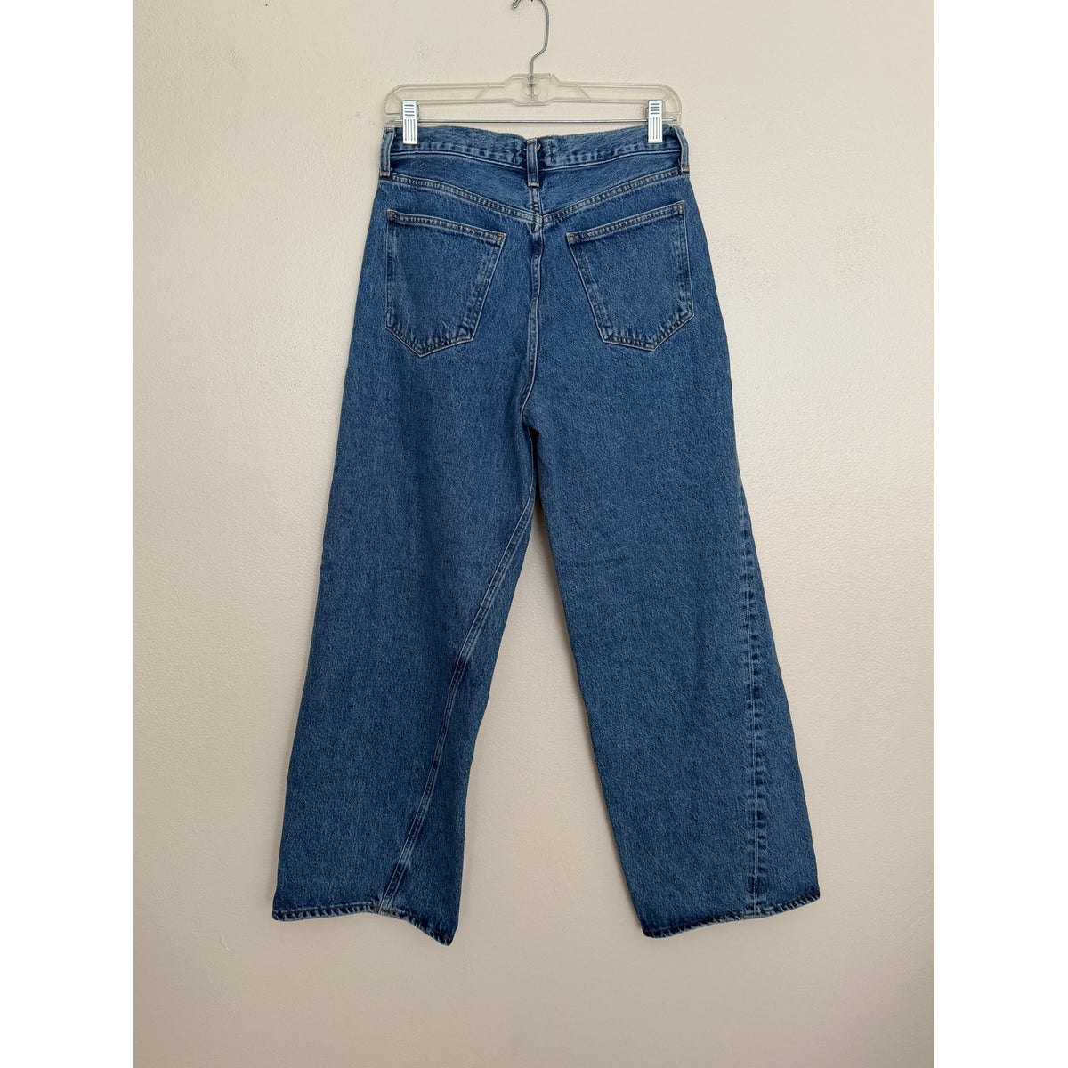 AGOLDE Twist Low Slung Baggy Jeans - Myth Blue - Size 27