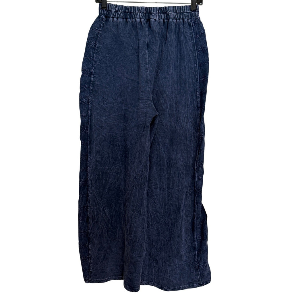 J. HER Cotton Wide Leg Pants - Mineral Wash - Small