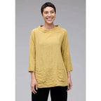Cut Loose Raglan Pocket Top In Fall Parachute #6386798 - Mustard Seed - Medium