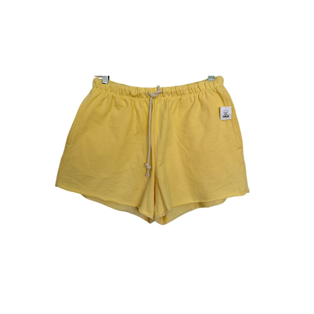 New GAP 3.5" VintageSoft Terry Relaxed Sweat Shorts - Butter Yellow - Size Small