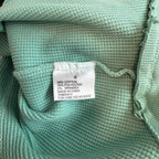 Sunnyside by Sundry Waffle Knit Top - Mint Green - Small