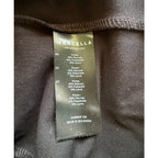 MARCELLA Sylvan Top European Ponte Asymmetric Neckline Top - Black - Size Medium