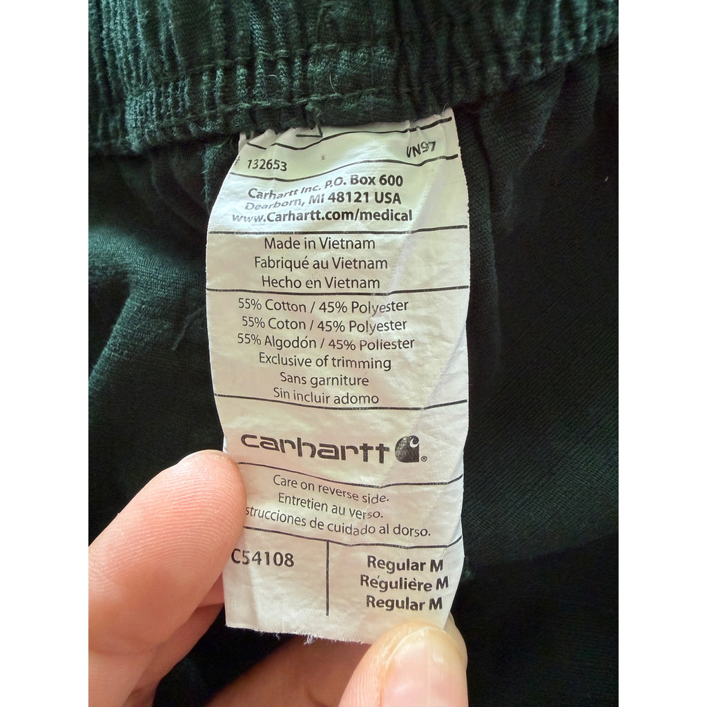 Carhartt Classic Fit Ripstop Boot Cut 8-Pocket Cargo Pant - Green - Size Medium