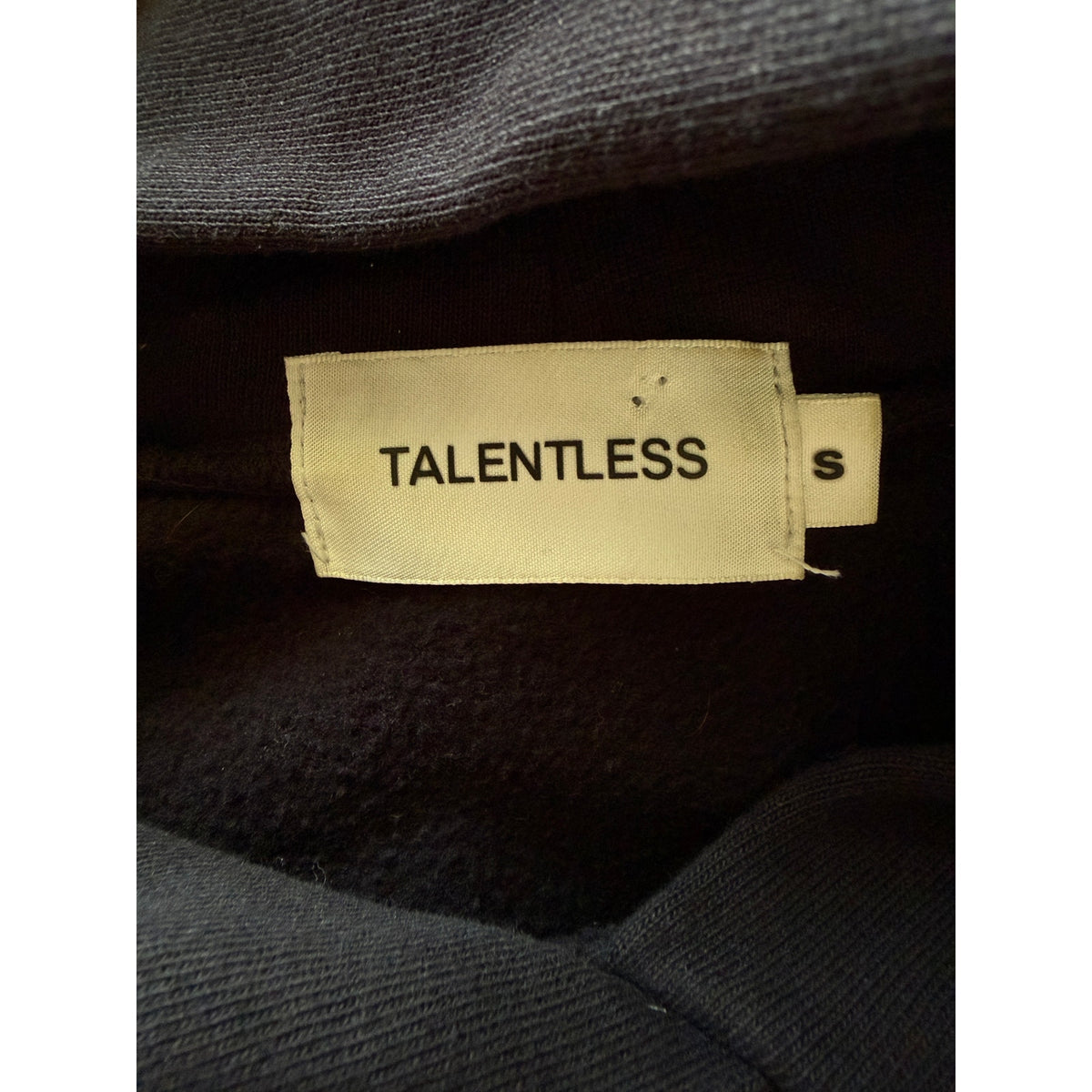 Talentless Stacked Graphic Hoodie - Black - Size Small