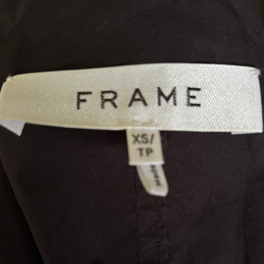 FRAME Seam Detail Dress - Black - Size Extra Small