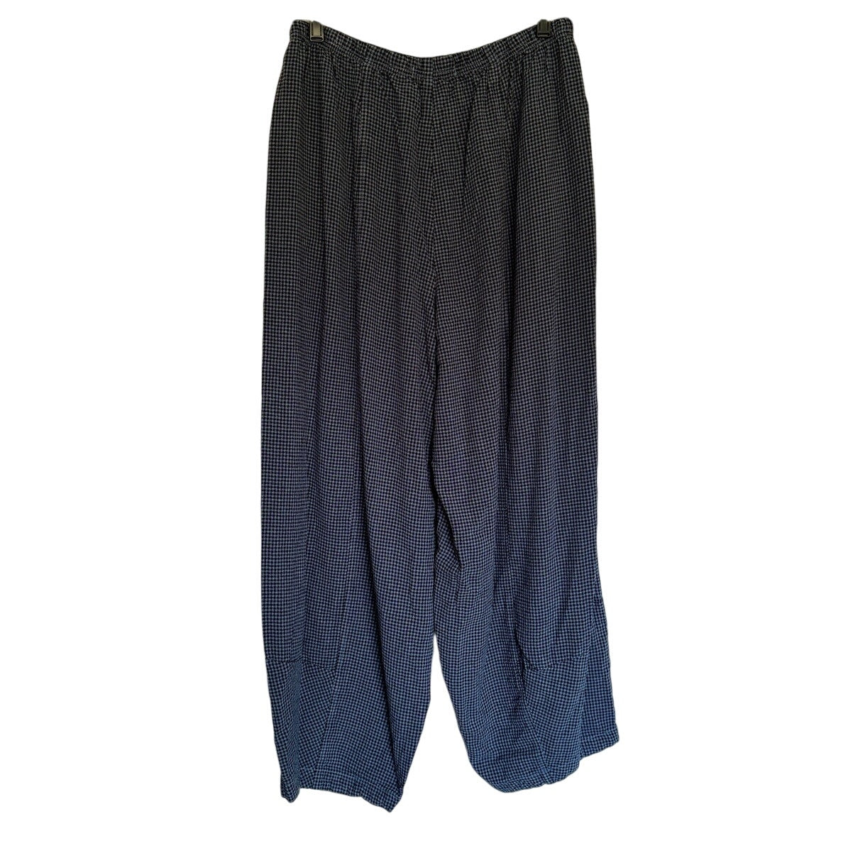 CUT LOOSE Mini Check Lantern Pant - 8562388 - Blue/ Black - Medium