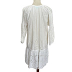 MELISSA ODABASH Ashley Cotton Kaftan Cover Up - White - Size Small