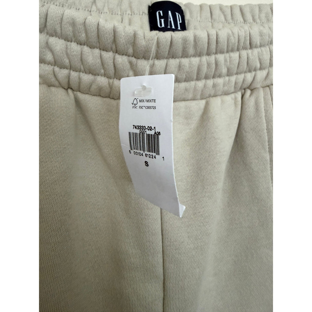 New Gap Vintage Soft Seamed Wide Leg Sweatpants - Moonstone Beige -  Size Small
