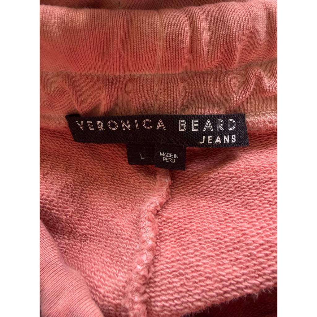 Veronica Beard Preslee Track Pants - Distressed Pink - Size Large