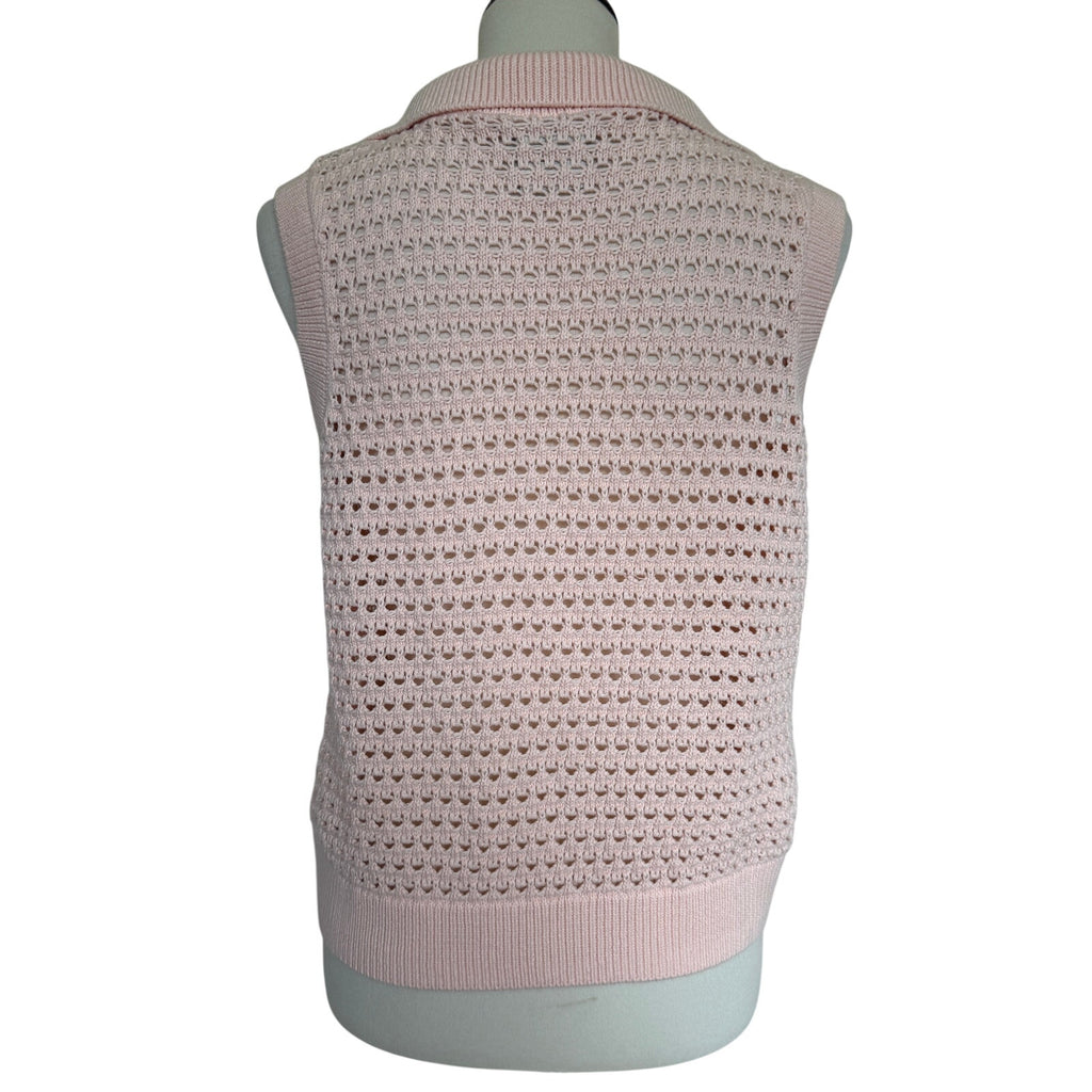 Varley Bains Half Zip Tank in Silver Peony