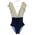 SUMMERSALT The Ruffle Backflip Square Dot - White Sand/ Deep Sea - Size 2