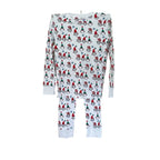 Roller Rabbit Gnoels Holiday Kids Pajama Set - Red / White / Green - Size 8