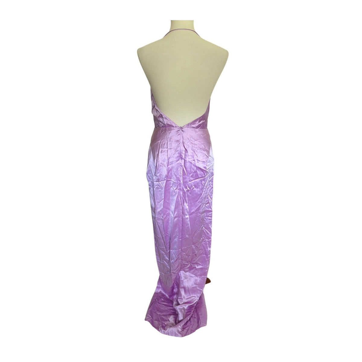 The Sei Halter Cowl Silk Gown - Lavender - Size 4