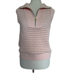 Varley Bains Half Zip Tank in Silver Peony