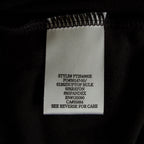 Z SUPPLY Second Skin Rib Knit Crew Neck Short Sleeve Tee - Black - Size Medium