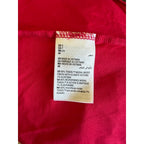 STATE OF DAY Notched-Collar Bow Print Pajama Set - Red - Size Small