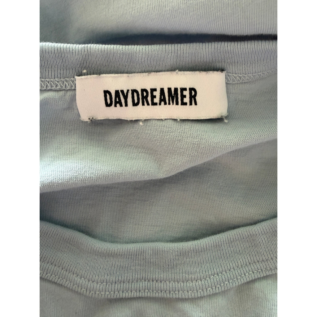 Daydreamer Cin Cin Ringer Tee - Powder Blue - Small