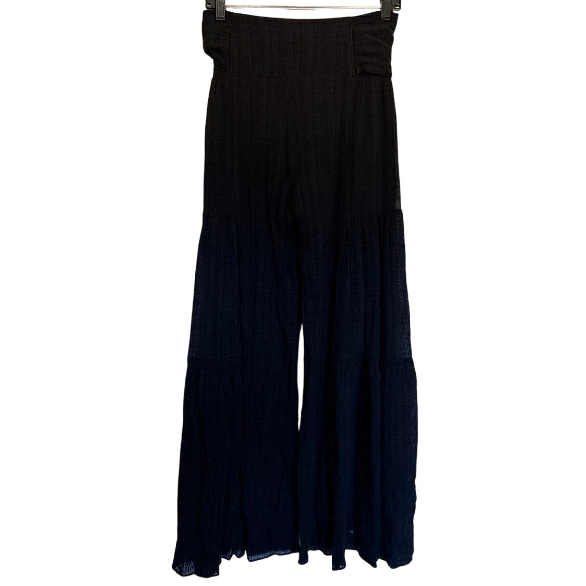 Free People FP One Good Day Wide-Leg Pants - Black - XS