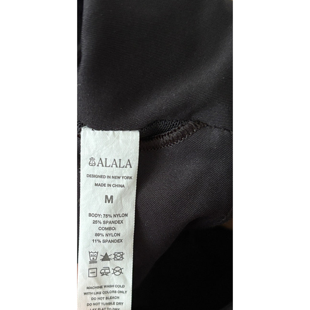 ALALA Tilly Long Line Bra - Black - Medium