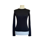 Toccin JENNA COTTON LONG SLEEVE T-SHIRT - Black - XS