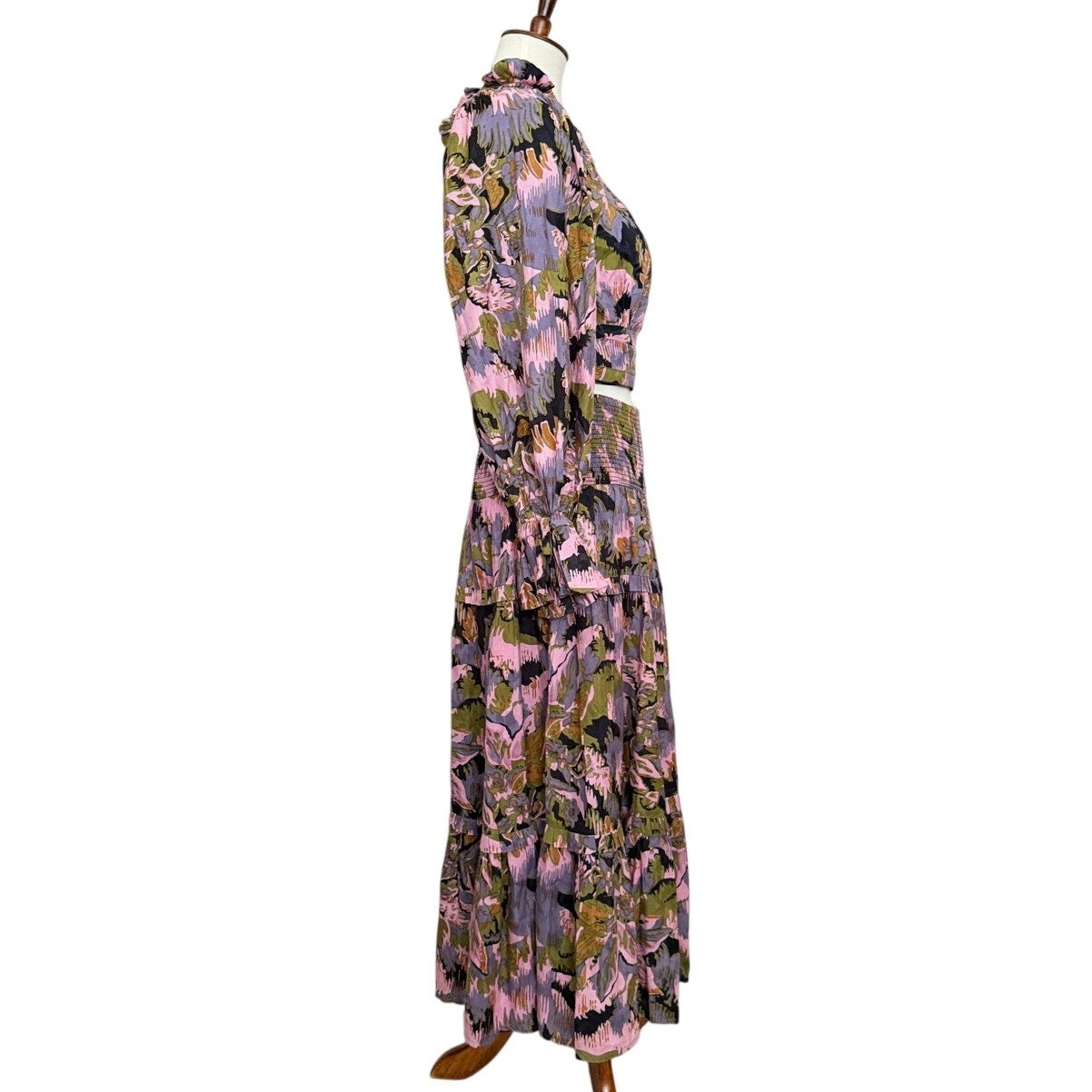 Cleobella Tapestry Print Top and Midi Skirt Set - Small