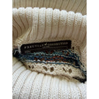 Peruvian Connection Hadley Turtle Neck Sweater - Multicolor Stripe - Size Large