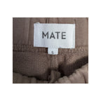 Mate Organic Fleece Relaxed Pocket Sweatpants - Mushroom - Size Small