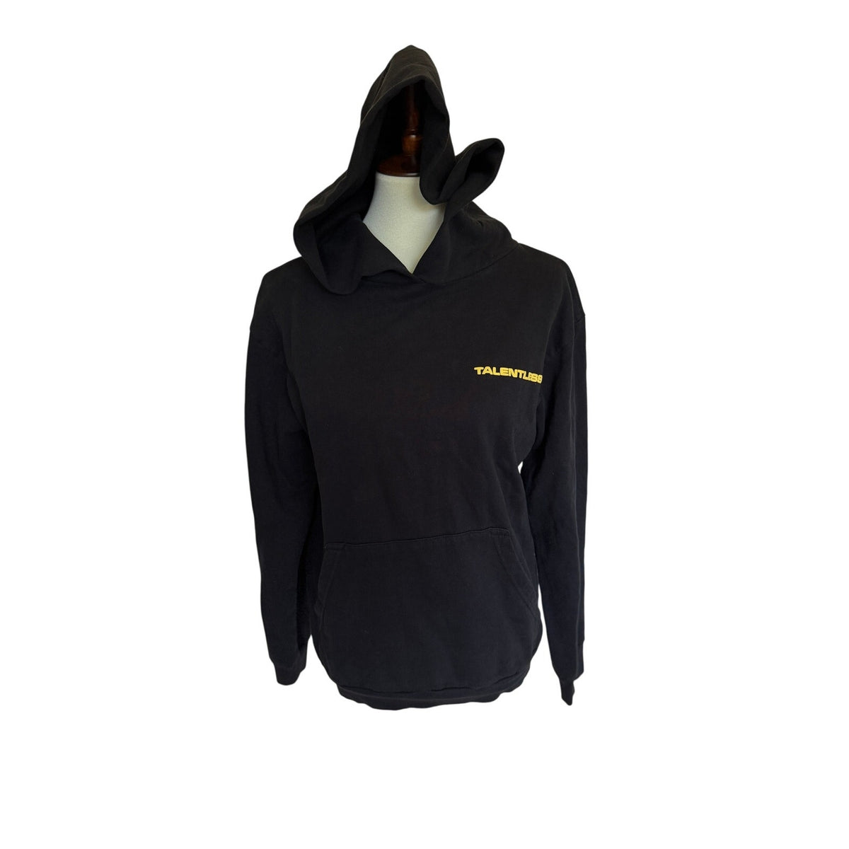 Talentless Stacked Graphic Hoodie - Black - Size Small