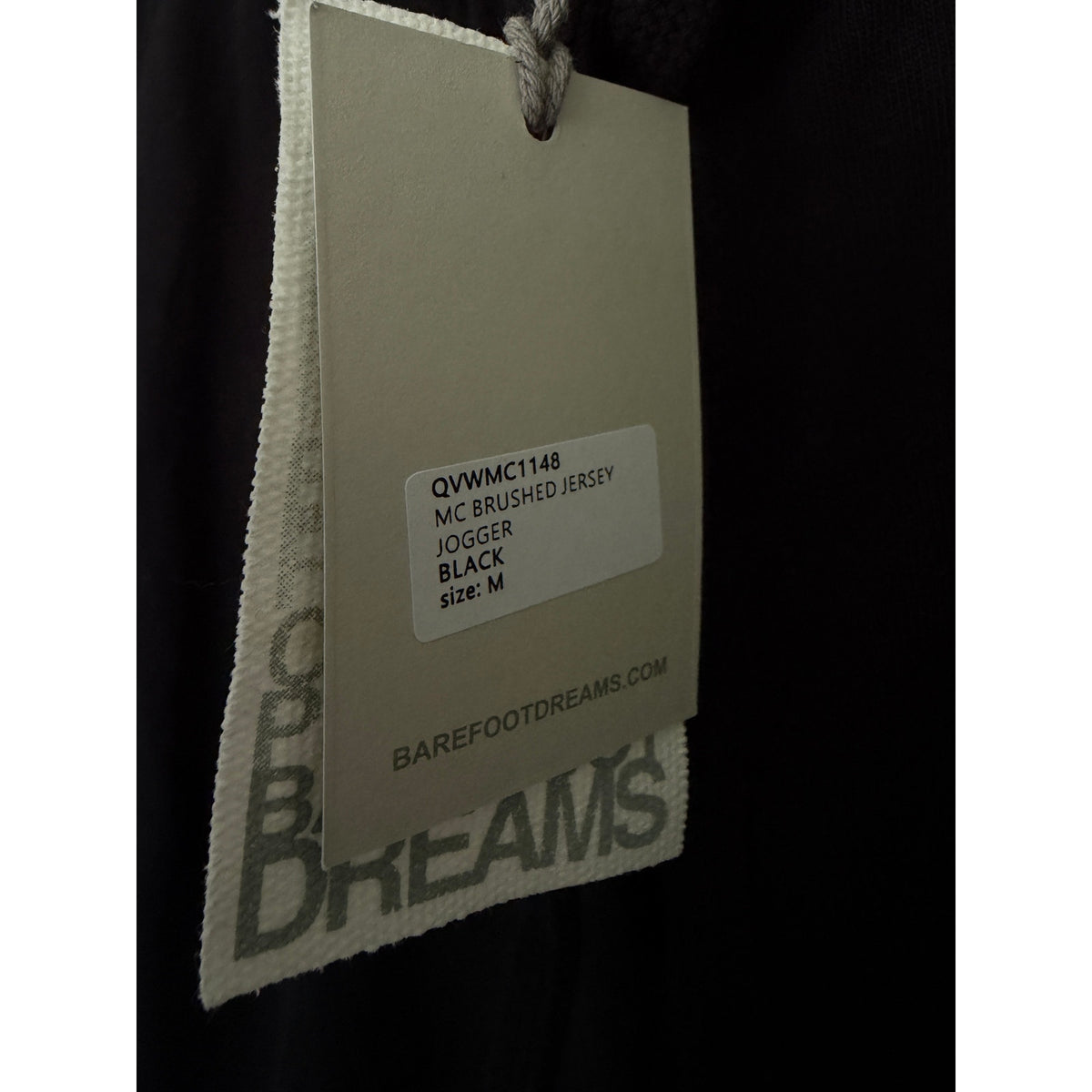Barefoot Dreams Malibu Brushed Jersey Jogger - Black - Size Medium
