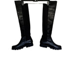DONALD J PLINER Ronda Tall Leather Boots - Black - Size 7
